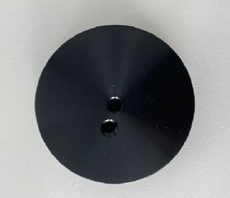 Fabricant de pièces d'usinage CNC sur mesure Poulie en aluminium anodisée noire pour laboratoire
